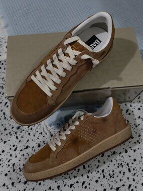 Golden Goose Brown Dirty Sneakers